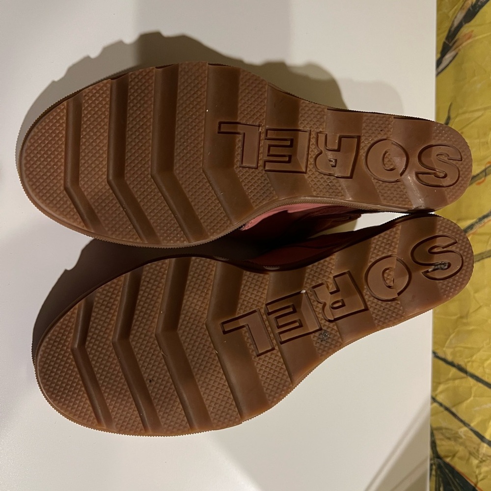 Sorel Colorblock Slingback Wedge Sandals - Picture 6 of 7